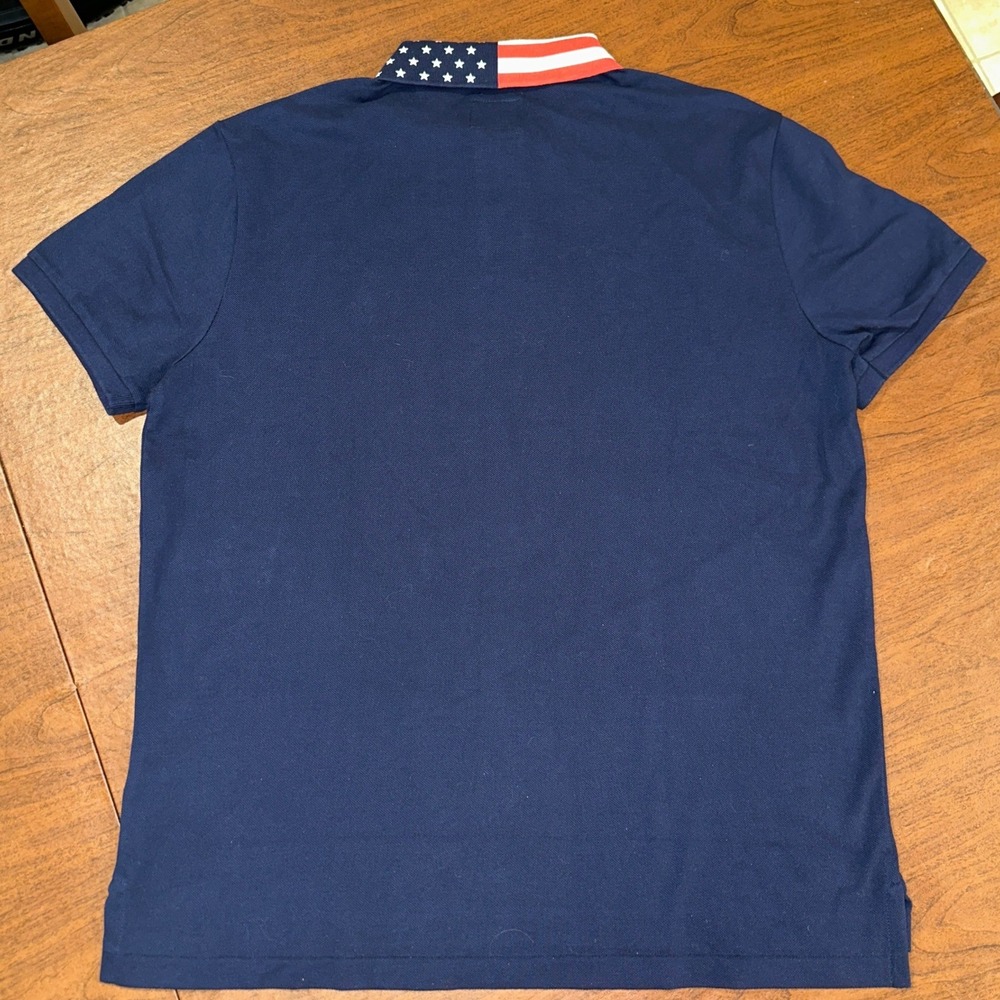 Polo Ralph Lauren 2020 US Paralympic Team Polo Navy Blue Men's Large L - Picture 2 of 10